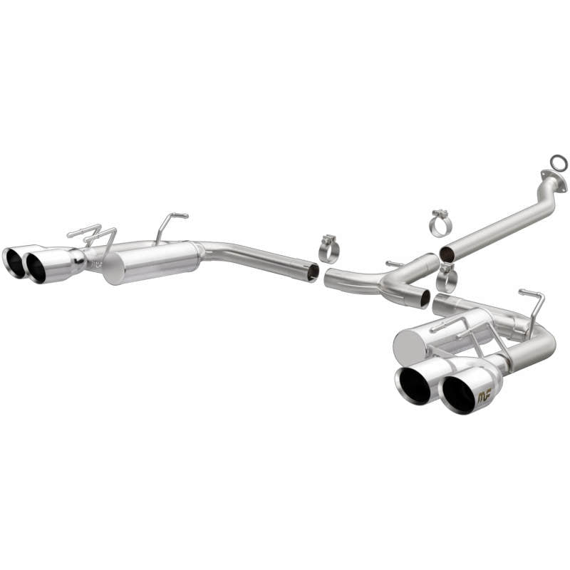 MagnaFlow 18-19 Toyota Camry XSE 2.5L (FWD) Street Series Cat-Back Exhaust w/4in Polished Quad Tips-Catback-Magnaflow