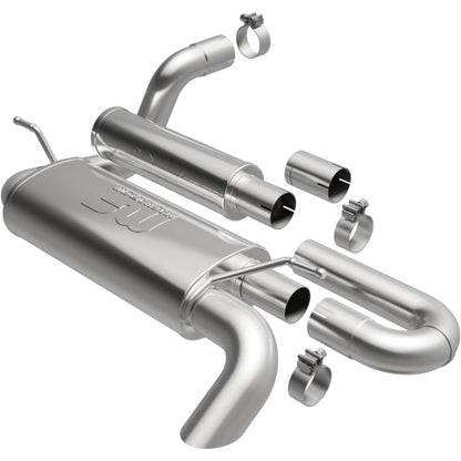 MagnaFlow 18-23 Jeep Wrangler JL 2.0L/3.6L Overland Series Axle-Back Exhaust-Axle Back-Magnaflow