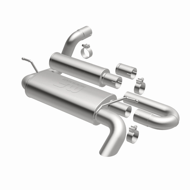 MagnaFlow 18-23 Jeep Wrangler JL 2.0L/3.6L Overland Series Axle-Back Exhaust-Axle Back-Magnaflow