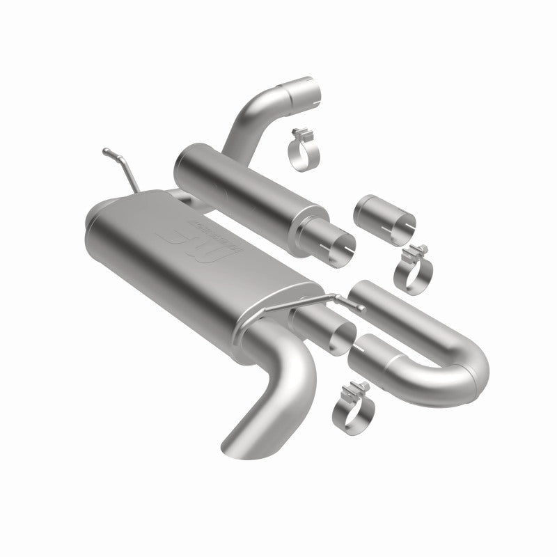 MagnaFlow 18-23 Jeep Wrangler JL 2.0L/3.6L Overland Series Axle-Back Exhaust-Axle Back-Magnaflow
