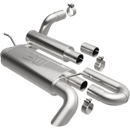 MagnaFlow 18-23 Jeep Wrangler JL 2.0L/3.6L Overland Series Axle-Back Exhaust-Axle Back-Magnaflow
