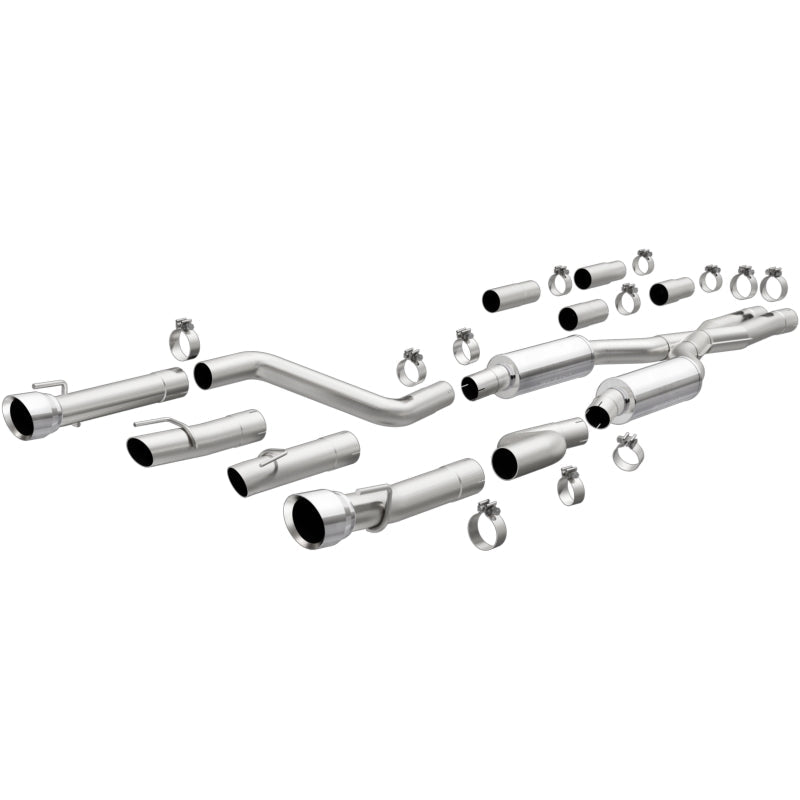 MagnaFlow 2017+ Dodge Charger 409 SS Polished 3in Quad Tips Cat-Back Exhaust-Catback-Magnaflow