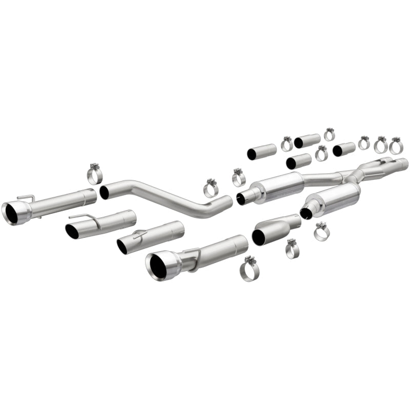 MagnaFlow 2017+ Dodge Charger 409 SS Polished 3in Quad Tips Cat-Back Exhaust-Catback-Magnaflow