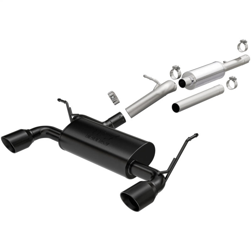 MagnaFlow 2018+ Jeep Wrangler 3.6L 409 SS Dual Split Rear Exit Black Tips Cat-Back Exhaust-Catback-Magnaflow