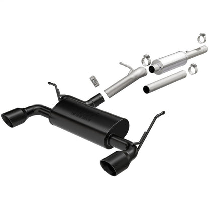 MagnaFlow 2018+ Jeep Wrangler 3.6L 409 SS Dual Split Rear Exit Black Tips Cat-Back Exhaust-Catback-Magnaflow