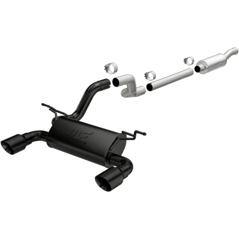 MagnaFlow 2018+ Jeep Wrangler 3.6L 409 SS Dual Split Rear Exit Black Tips Cat-Back Exhaust-Catback-Magnaflow