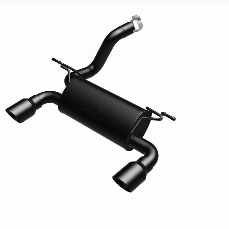 MagnaFlow 2018+ Jeep Wrangler 3.6L Dual Black Tip Axle-Back Exhaust-Axle Back-Magnaflow