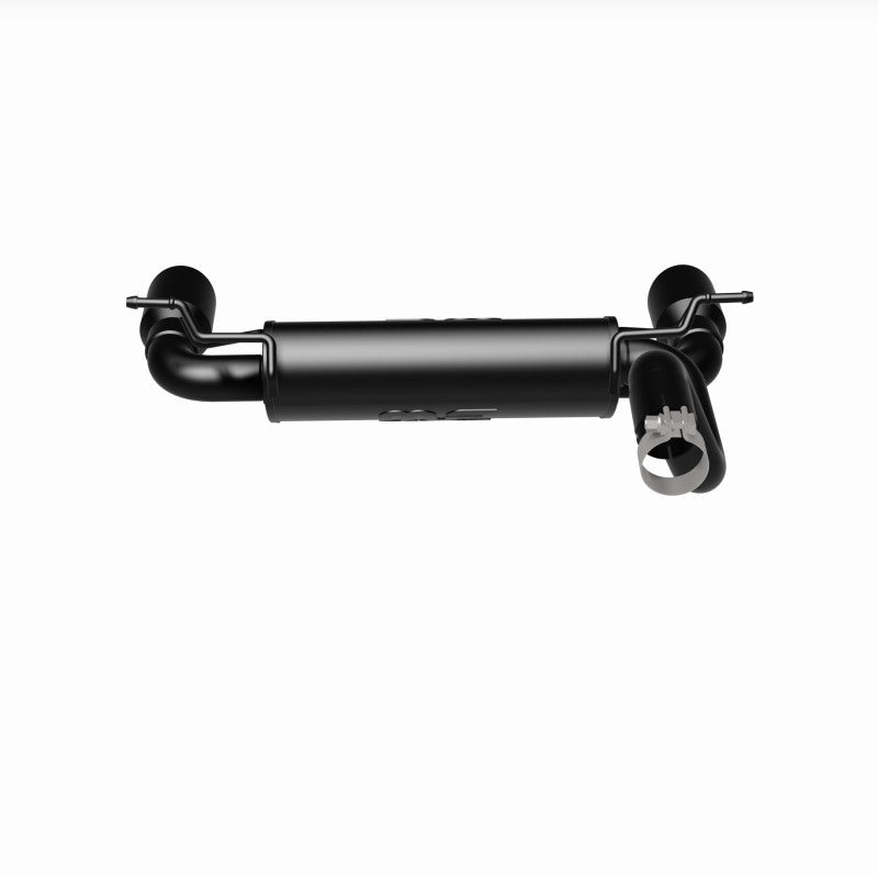 MagnaFlow 2018+ Jeep Wrangler 3.6L Dual Black Tip Axle-Back Exhaust-Axle Back-Magnaflow