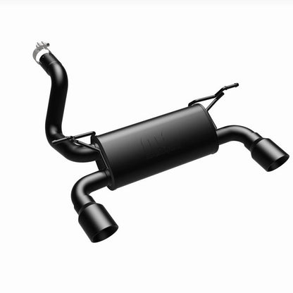 MagnaFlow 2018+ Jeep Wrangler 3.6L Dual Black Tip Axle-Back Exhaust-Axle Back-Magnaflow
