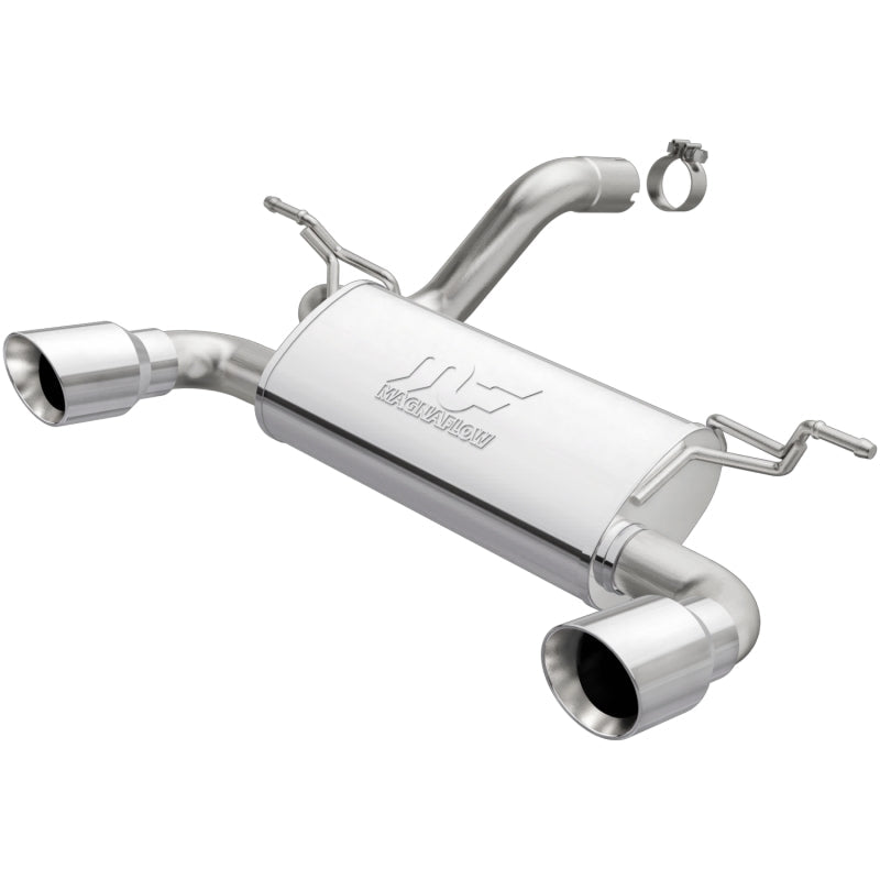 MagnaFlow 2018+ Jeep Wrangler 3.6L Dual Polished Tip Axle-Back Exhaust-Axle Back-Magnaflow