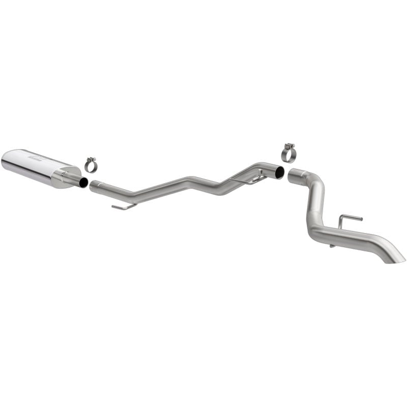 MagnaFlow 2020 Jeep Gladiator 2.5in Rock Crawler Series Single Rear Exit SS Cat-Back Exhaust w/o Tip-Catback-Magnaflow
