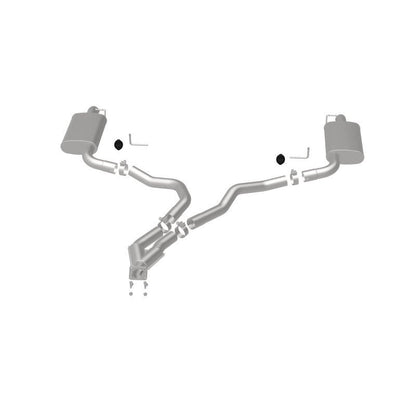 MagnaFlow 75-79 Chevy Corvette V8 5.7L Dual Split Rear Exit Stainless Cat-Back Perf Exhaust-Catback-Magnaflow