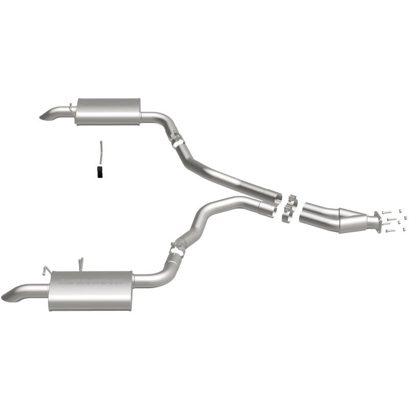 MagnaFlow 75-79 Chevy Corvette V8 5.7L Dual Split Rear Exit Stainless Cat-Back Perf Exhaust-Catback-Magnaflow