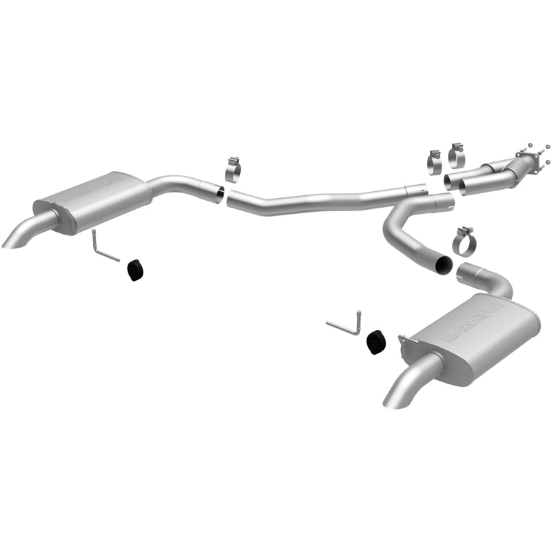 MagnaFlow 75-79 Chevy Corvette V8 5.7L Dual Split Rear Exit Stainless Cat-Back Perf Exhaust-Catback-Magnaflow