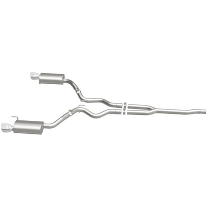 MagnaFlow Cat Back, SS, 2.5in, Street, Dual Split Polished 4.5in Tips 2015 Ford Mustang Ecoboost-Catback-Magnaflow