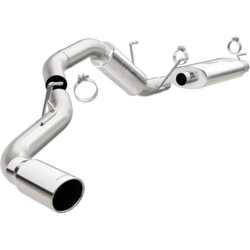 MagnaFlow Cat-Back, SS, 4in, Single Pass Side Rear Exit 5in Tip 14-15 Ram 2500 6.4L V8 CC LB/MC SB-Catback-Magnaflow