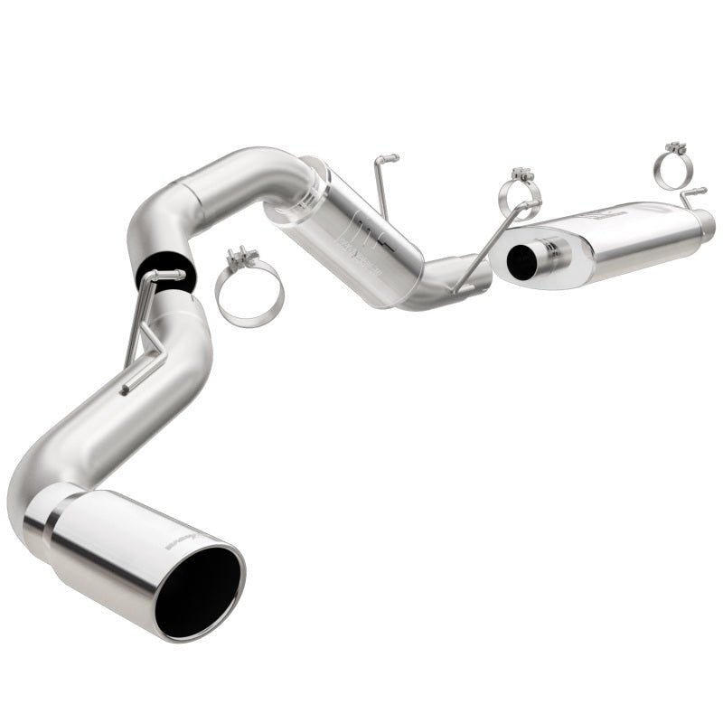 MagnaFlow Cat-Back, SS, 4in, Single Pass Side Rear Exit 5in Tip 14-15 Ram 2500 6.4L V8 CC LB/MC SB-Catback-Magnaflow