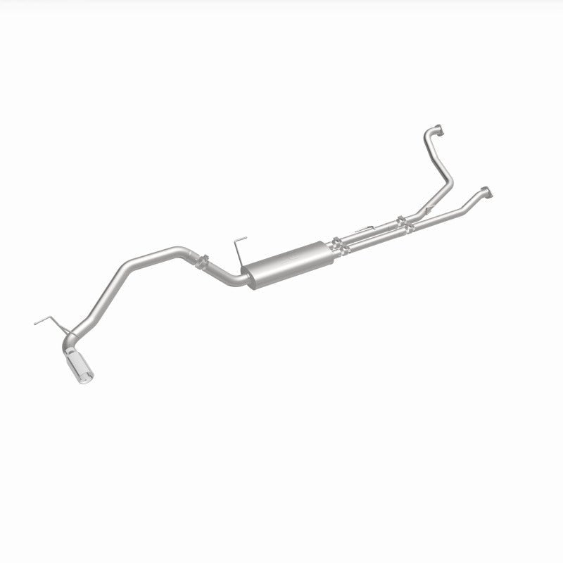 MagnaFlow CatBack 07-15 Nissan Titan V8 LGAS/LFLEX Single MF Polished Stainless Exhaust-Catback-Magnaflow