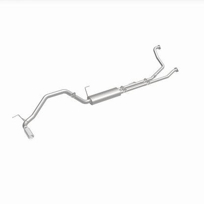 MagnaFlow CatBack 07-15 Nissan Titan V8 LGAS/LFLEX Single MF Polished Stainless Exhaust-Catback-Magnaflow