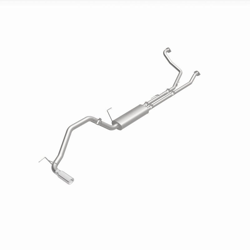 MagnaFlow CatBack 07-15 Nissan Titan V8 LGAS/LFLEX Single MF Polished Stainless Exhaust-Catback-Magnaflow
