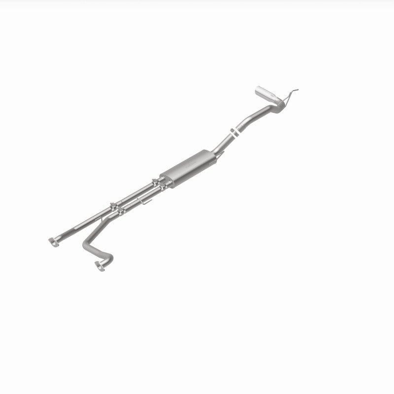 MagnaFlow CatBack 07-15 Nissan Titan V8 LGAS/LFLEX Single MF Polished Stainless Exhaust-Catback-Magnaflow