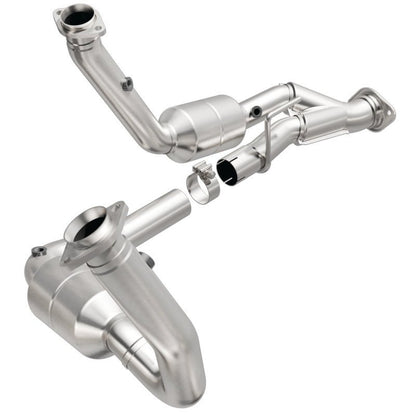 MagnaFlow Conv DF 06-07 Jeep Commander / 05-10 Grand Cherokee 5.7L Y-Pipe Assy (49 State)-Catalytic Converter Direct Fit-Magnaflow