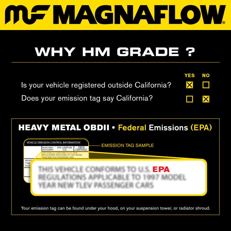 MagnaFlow Conv Univ 2.00inch-Catalytic Converter Universal-Magnaflow