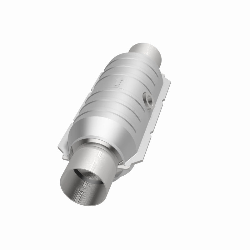 MagnaFlow Conv Univ 2.25in Inlet/Outlet Center/Center Round 11in Body L x 5.125in W x 15in Overall L-Catalytic Converter Universal-Magnaflow