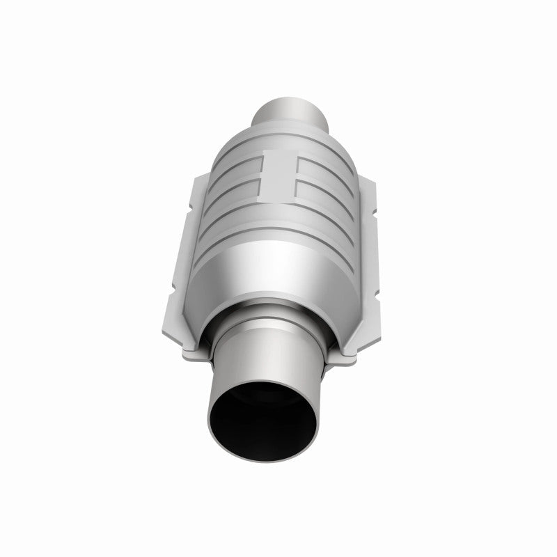 MagnaFlow Conv Univ 2.25in Inlet/Outlet Center/Center Round 9in Body L x 5.125in W x 13in Overall L-Catalytic Converter Universal-Magnaflow