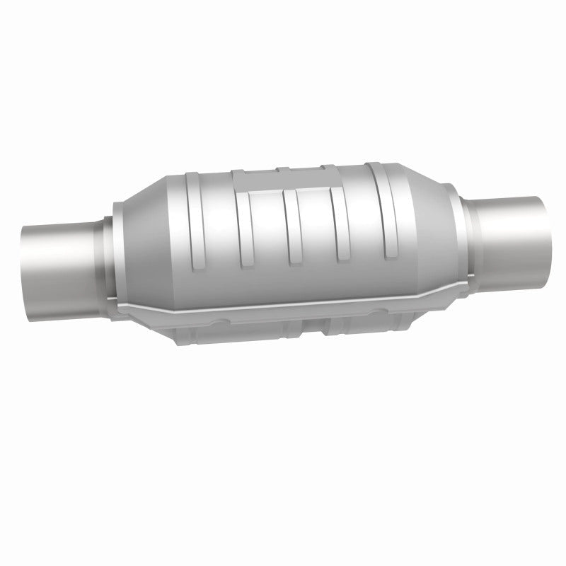 MagnaFlow Conv Univ 2.25in Inlet/Outlet Center/Center Round 9in Body L x 5.125in W x 13in Overall L-Catalytic Converter Universal-Magnaflow