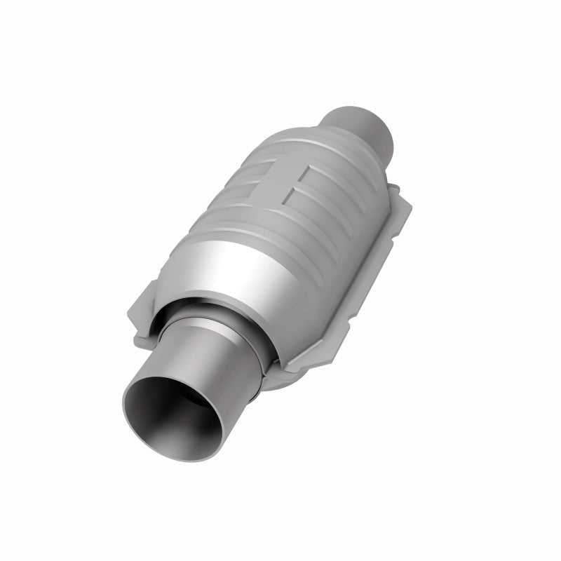 MagnaFlow Conv Univ 2.25in Inlet/Outlet Center/Center Round 9in Body L x 5.125in W x 13in Overall L-Catalytic Converter Universal-Magnaflow