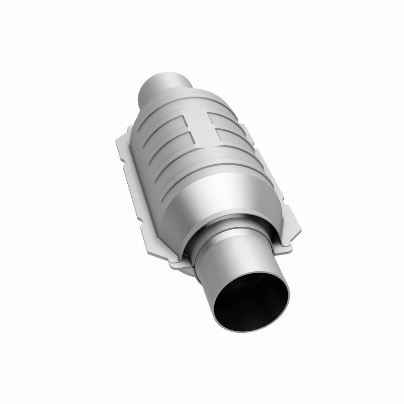 MagnaFlow Conv Univ 3in Inlet/Outlet Center/Center Round 9in Body L x 5.125in W x 13in Overall L-Catalytic Converter Universal-Magnaflow