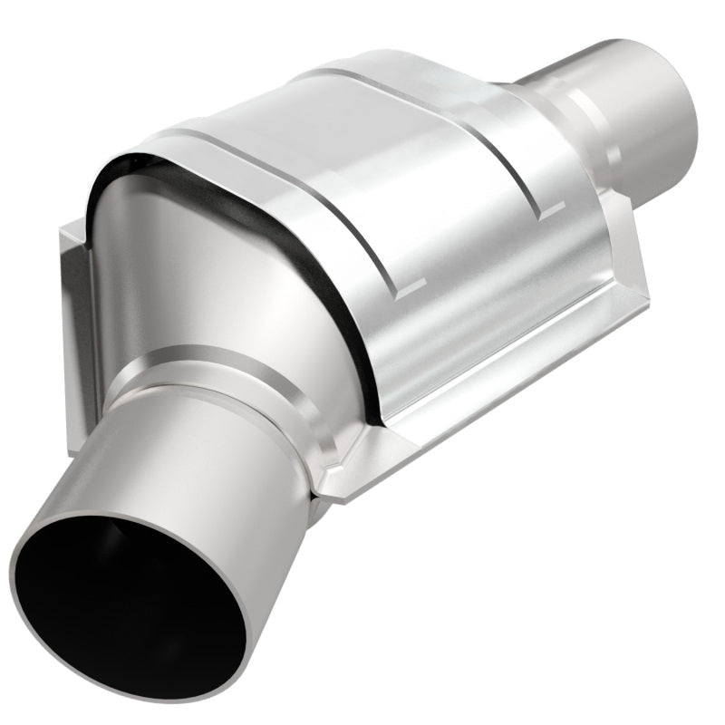MagnaFlow Conv Universal 2.25 Angled Inlet OEM-Catalytic Converter Universal-Magnaflow