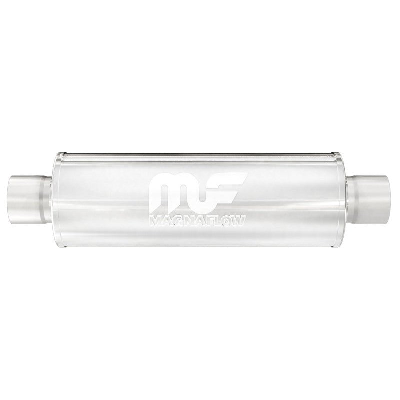 MagnaFlow Muffler Mag SS 14X4X4 2X2 C/C-Muffler-Magnaflow
