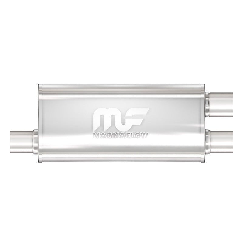 MagnaFlow Muffler Mag SS 18X5X8 2.5X2.5/2.5 O-Muffler-Magnaflow