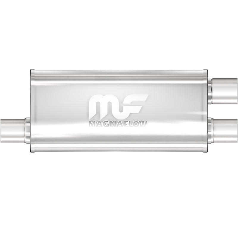 MagnaFlow Muffler Mag SS 18X5X8 2.5X2.5/2.5 O-Muffler-Magnaflow