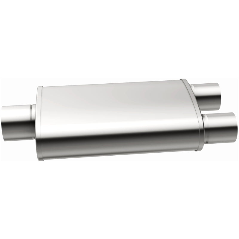 MagnaFlow Muffler Mag SS 22X5X11 2.5/3.50 D/C-Muffler-Magnaflow