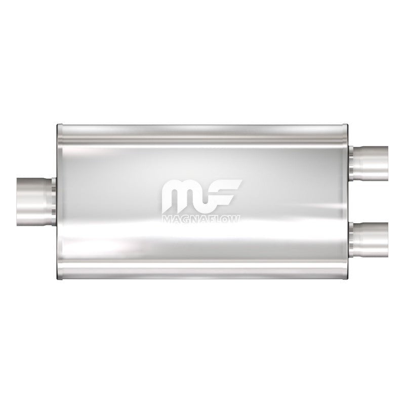 MagnaFlow Muffler Mag SS 22X5X11 2.5/3.50 D/C-Muffler-Magnaflow