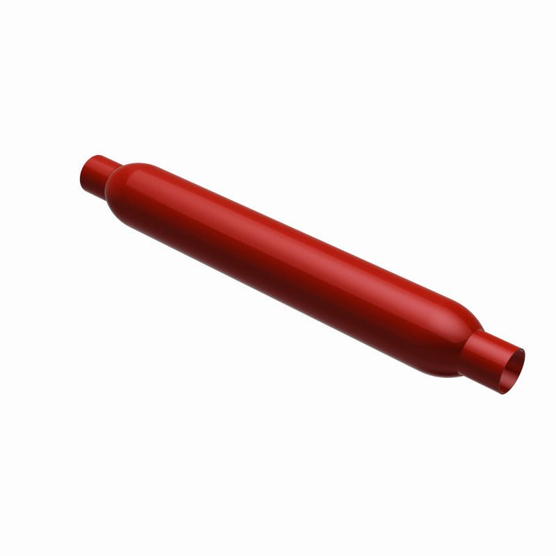 MagnaFlow Muffler Red Pack Series Glasspack 3.5in Rd 22in Body Length 2in/2in Inlet/Outlet-Muffler-Magnaflow