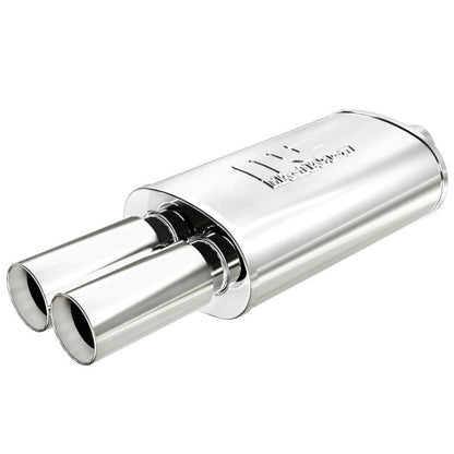 MagnaFlow Muffler W/Tip Mag SS 14X5X8 2.25/3-Muffler-Magnaflow