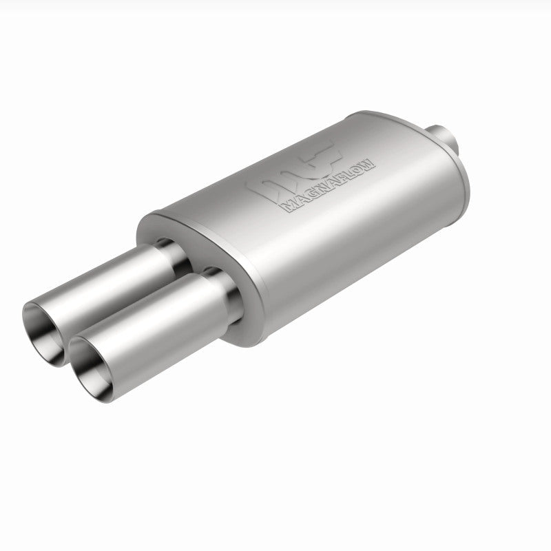 MagnaFlow Muffler W/Tip Mag SS 14X5X8 2.25/3-Muffler-Magnaflow
