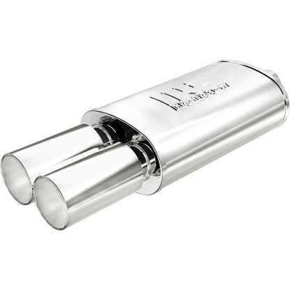 MagnaFlow Muffler W/Tip Mag SS 14X5X8 2.25/3.-Muffler-Magnaflow