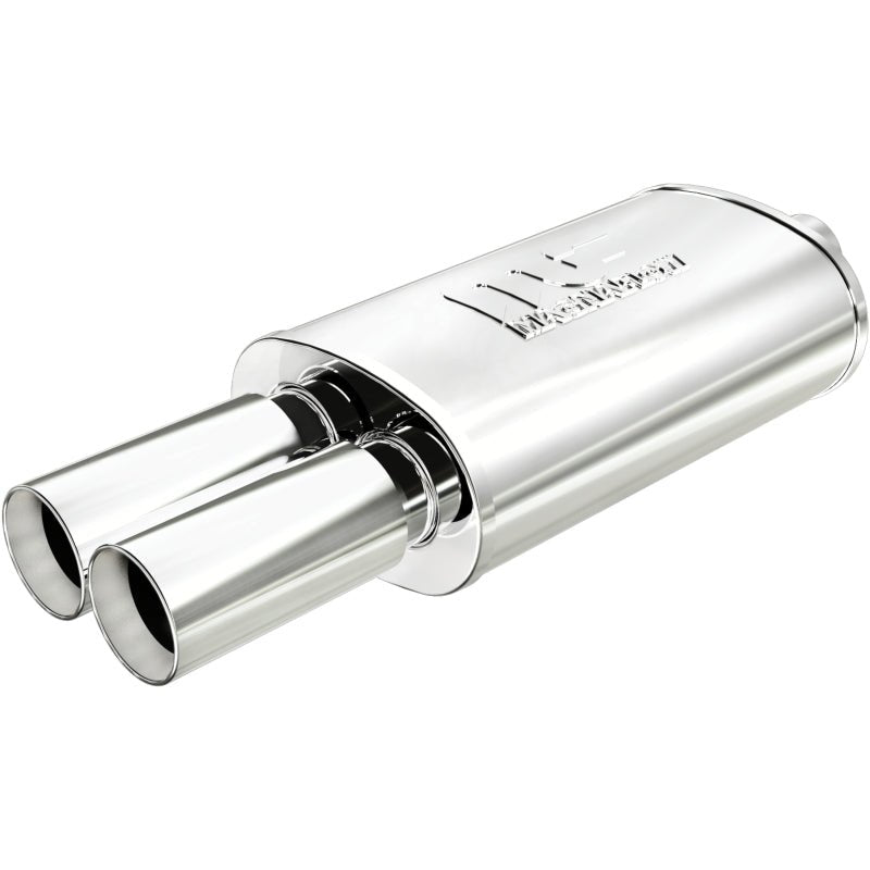 MagnaFlow Muffler W/Tip Mag SS 14X5X8 2.25/3-Muffler-Magnaflow