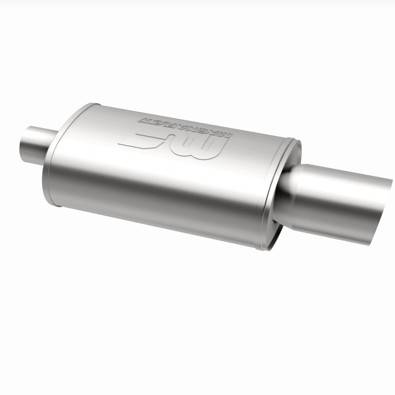 MagnaFlow Muffler W/Tip Mag SS 14X5X8 2.25/4.-Muffler-Magnaflow
