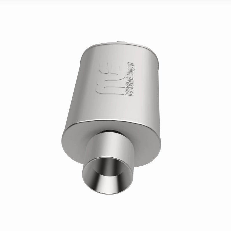 MagnaFlow Muffler W/Tip Mag SS 14X5X8 2.25/4.-Muffler-Magnaflow