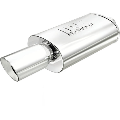 MagnaFlow Muffler W/Tip Mag SS 14X5X8 2.25/4.-Muffler-Magnaflow
