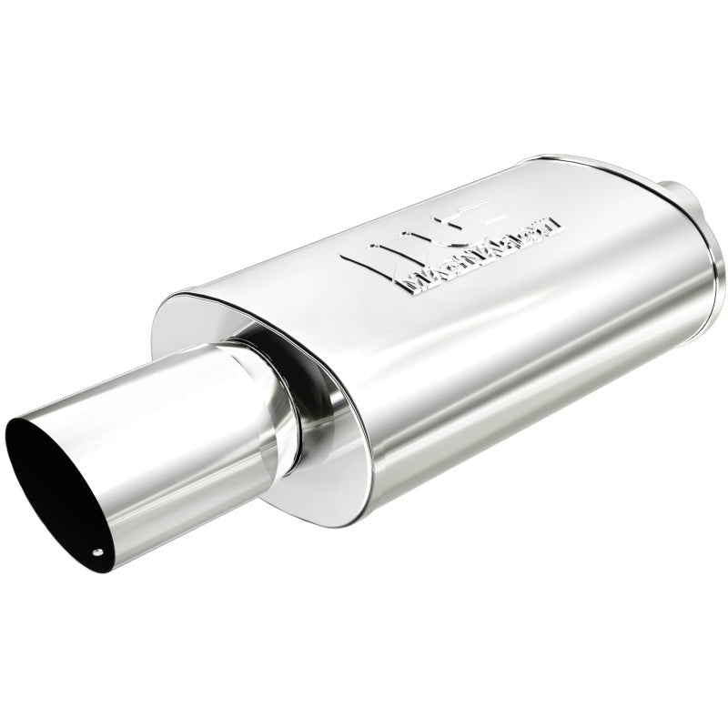 MagnaFlow Muffler W/Tip Mag SS 14X5X8 2.25/4.-Muffler-Magnaflow