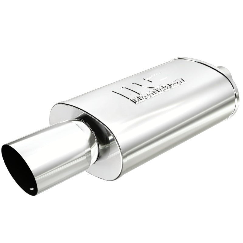 MagnaFlow Muffler W/Tip Mag SS 14X5X8 2.25/4.-Muffler-Magnaflow