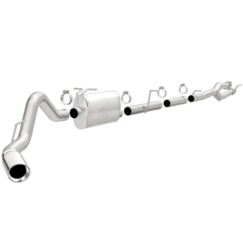 MagnaFlow Sys C/B 11-15 Ford Super Duty F250 6.2L EC CC, SS 3.5in Single Rear Pass Side Ext 5in Tip-Catback-Magnaflow