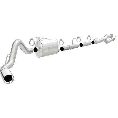 MagnaFlow Sys C/B 11-15 Ford Super Duty F250 6.2L EC CC, SS 3.5in Single Rear Pass Side Ext 5in Tip-Catback-Magnaflow